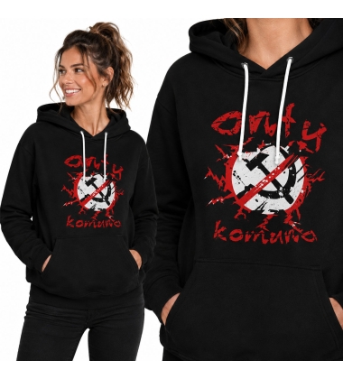 BLUZA DAMSKA Z KAPTUREM ANTY KOMUNA 2